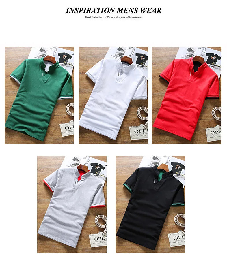 2021 Men's V Neck Fitness T Shirt Summer Fashion Solid Short Sleeve T Shirt Men LAISO Prints Slim Fit Mens Top Tees Shirt 5xl
