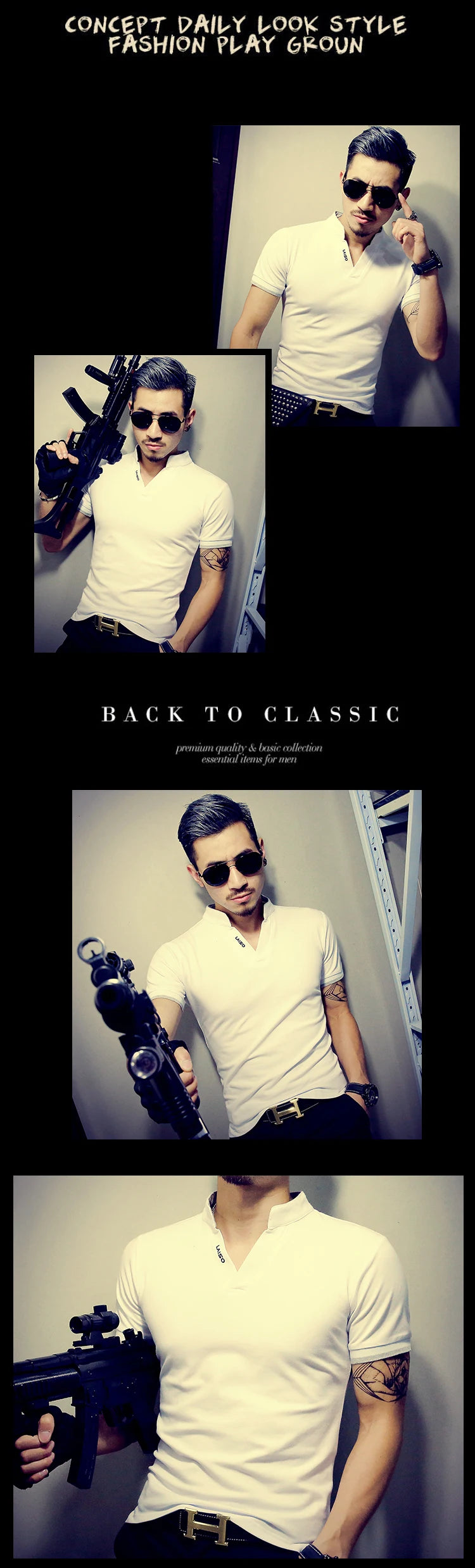 2021 Men's V Neck Fitness T Shirt Summer Fashion Solid Short Sleeve T Shirt Men LAISO Prints Slim Fit Mens Top Tees Shirt 5xl