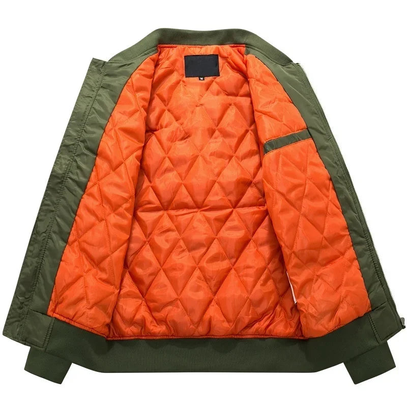 2024 New Thickened Baseball Suit Coat Men's Hip-hop Street Loose Windproof Motorcycle Jacket Autumn and Winter Unisex Warm Parka