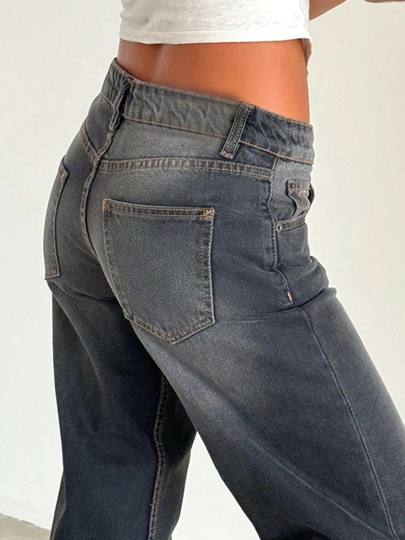 2024 New Y2K High Waist Baggy Jeans For Women Fashion Loose Denim Wide Leg Pants Casual Female Clothing XS-XL Drop Shipping